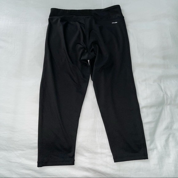 ADIDAS | Black Climalite Cropped Leggings - Picture 3 of 3